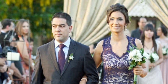 O advogado Márcio Cunha, e sua mulher Tayana Cunha também foram padrinhos na união do casal André Luis Correia Neves e Débora Morais no último dia 4